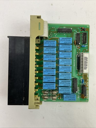 HITACHI POM-RH OUTPUT MODULE 33016133-6 (MISSING LOCKING TABS)3