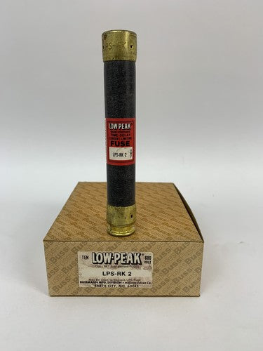 Bussman Low-Peak Dual Element LPS-RK 2 2A 600V Fuse "Lot of 10"0