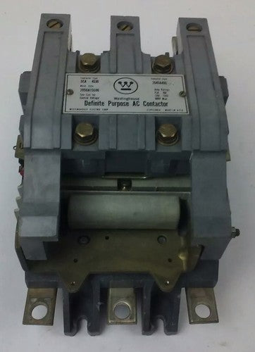 WESTINGHOUSE GCA4530 AC CONTACTOR, 600V MAX, FLA 260A-LRA 1500A, 120V COIL, USED0