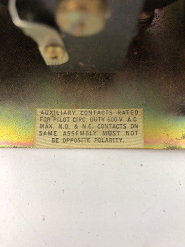 CLARK CONTROLLER CO. X3OU31 REVERSING MAGNETIC STARTER, 110/220/440/600V, NEW3