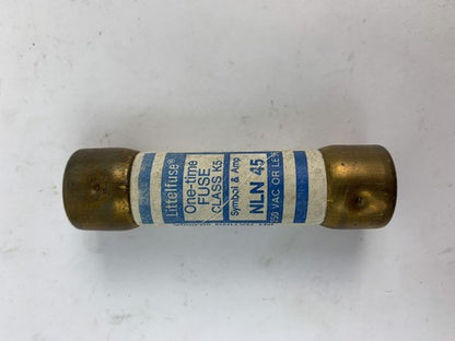 Littlelfuse One-Time NLN45 45A 250V Fuse "Lot of 16"1
