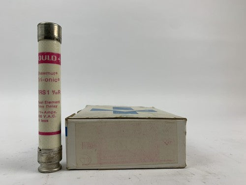 Gould Shawmut Tri-Onic TRS1 8/10R 1 8/10A 600VAC Fuse "Lot of 10"0