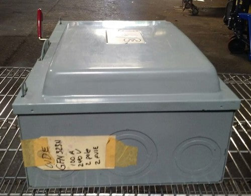 WESTINGHOUSE, GFN323N, SAFETY SWITCH, 240V, 100A, 2P, 2 FUSES, INDOOR, NEW7