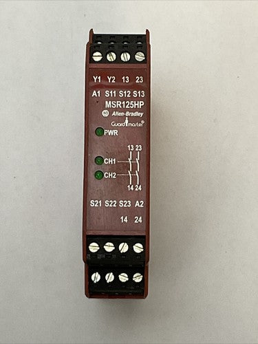 ALLEN BRADLEY 440R-D21369 MSR125HP SER A SAFETY RELAY 0