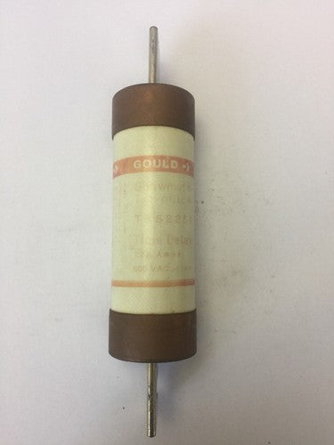 GOULD SHAWMUT TRI-ONIC TRS225R TIME DELAY FUSE 225AMPS 600VAC CLASS (LOT OF 3) 0