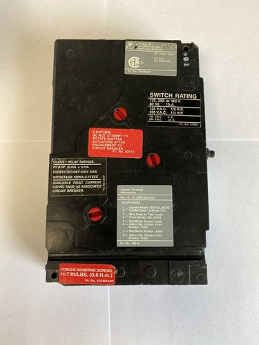 ITE GF01ED60B0 15A 480V Ground Fault Relay2