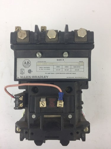 ALLEN BRADELY 500-DOD930 STARTER SIZE 3 600VAC 90A CD236 115-120V 60HZ 110V 50HZ0