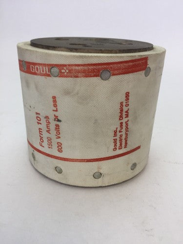 GOULD SHAWMUT AMPTRAP A60X1500 FUSE 1500 AMP 600 VOLTS TYPE 128 FORM 1012