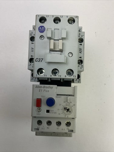 ALLEN BRADLEY STARTER 100-C37*00 SER C CONTACTOR COIL 120V + 193-EEFD SER B0