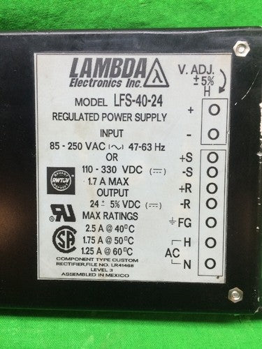LAMBDA LFS-40-24 POWER SUPPLY1