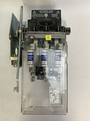ALLEN BRADLEY 1494V-DSX100 SER D DISCONNECT SWITCH 100A 600VAC 250VDC 1494V-FS1