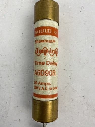 Gould Shawmut Amp-trap II A6D90R 90A 600V Fuse "Lot of 3"2