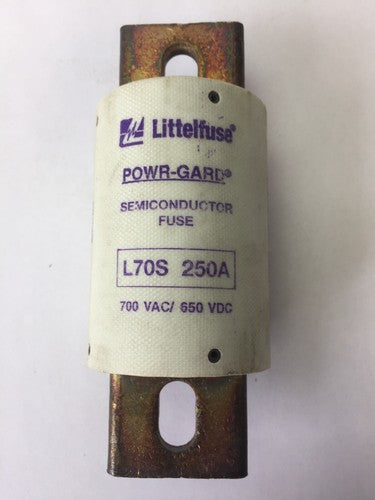 LITTELFUSE L70S 250A SEMICONDUCTOR FUSE 250 AMP 700 VAC 650 VDC0