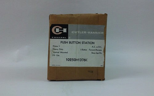 CUTLER HAMMER PUSH BUTTON START 10250H1376C 3 BUTTON "STOP-JOG-ON" *NIB*0