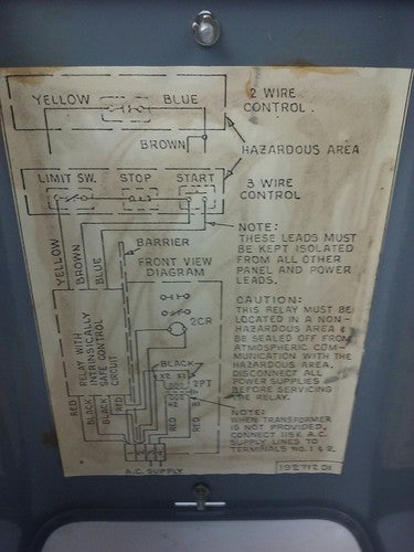 CUTLER HAMMER 13536H28A TYPE MX, INTRINSICALLY SAFE A.C. RELAY, 600V,1PH,16A,NEW3