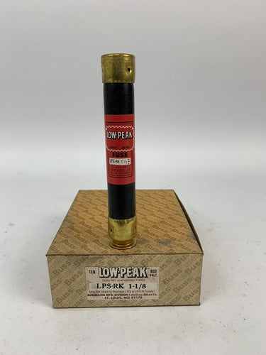 Bussmann Low-Peak Dual Element LPS-RK 1-1/8 1 1/8A 600V Fuse "Lot of 10"0