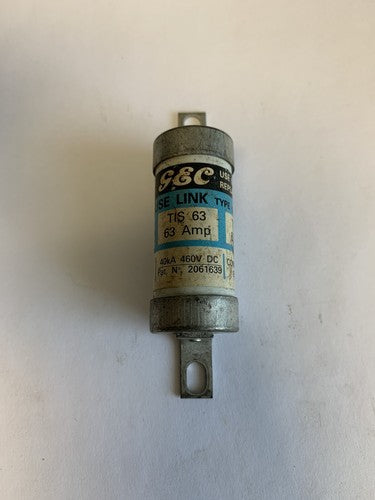 GEC TIS63 63A 460V HRC Fuse "Lot of 3"1