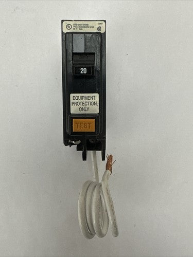 CUTLER HAMMER QBGFEP1020 QUICK LAG GROUND FAULT CIRCUIT BREAKER 20AMP 120VAC 1P0