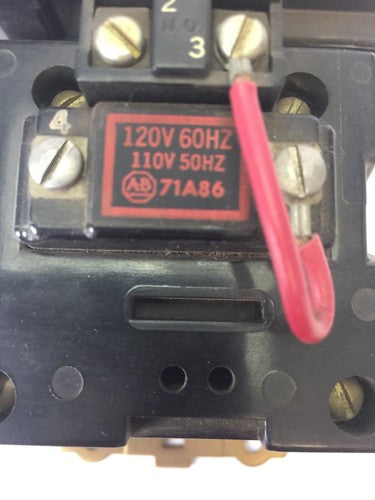 ALLEN BRADLEY 202AC-F718039/1 DC CONTACTOR 250VDC 3NO-1NC 71A86 COIL 120V 60HZ6