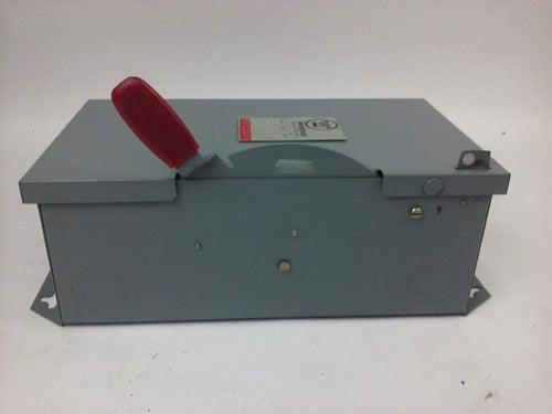 WESTINGHOUSE, HUN362, SAFETY SWITCH, 60A, 600V, 3P, TYPE 1 INDOOR, MISSING PARTS6