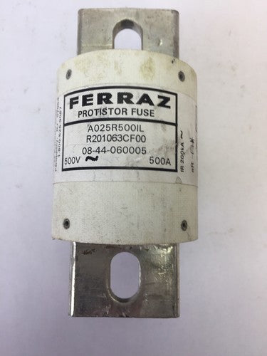 FERRAZ A025R500IL PROTISTOR FUSE 500VAC 500AMP0