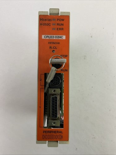 HITACHI CPU22-02HC 33029590-2 CPU PROCESSOR MODULE PERIPHERAL HIDIC0