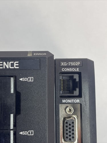 KEYENCE XG-7502P HIGH-SPEED AND FLEXIBLE CONTROLLER CA-DC21E CONTROLLER1