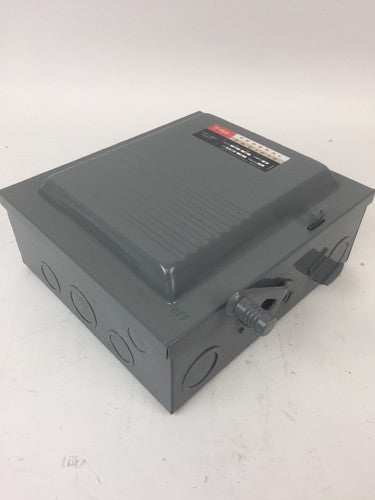 FPE 7632 TYPE LD SAFETY SWITCH 60AMP 250VDC 240VAC 3 POLE 10-15HP 4
