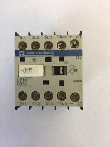 TELEMECANIQUE LP4K0910 CONTACTOR 600VAC 20A 5HP0