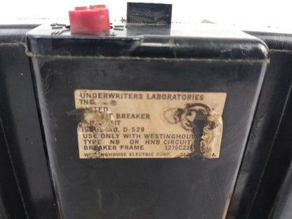 WESTINGHOUSE HNB3900T CIRCUIT BREAKER TRIP UNIT 900A 3P NB FRAME2