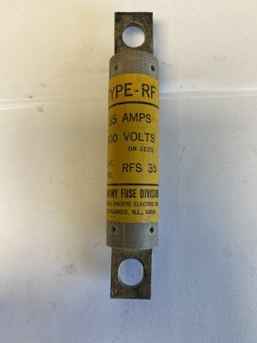 Economy Fuse RFS35 35A 600V Fuse “Lot of 6”1