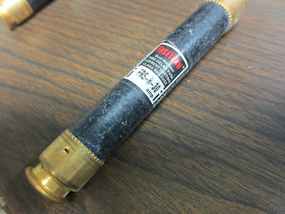 BUSSMANN FRS-R-30 FUSETRON TIME-DELAY FUSE 30A 600VAC 300VDC - NEW SURPLUS0