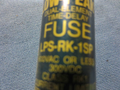 COOPER BUSSMAN LPS-RK-1SP TIME-DELAY FUSE 1A 600VAC NEW SURPLUS LOT of 102