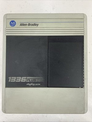 ALLEN BRADLEY 1336F-BRF50-AA-EN-GMS1 SER B 1336 PLUS II SENSORLESS VECTOR DRIVE0