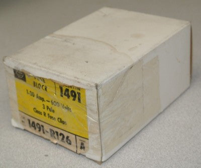 ALLEN-BRADLEY 1491-R126 / FUSE BLOCK /600V, 1-30A, 3-POLE / NEW SURPLUS7