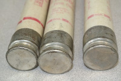 LOT of 3 / GOULD TRI-ONIC FUSE / 600VAC / 60A 1