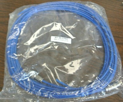 07-20-1793 / BNC MALE to RCA MALE 25-FOOT CABLE - NEW SURPLUS in PACKAGE - BLUE0