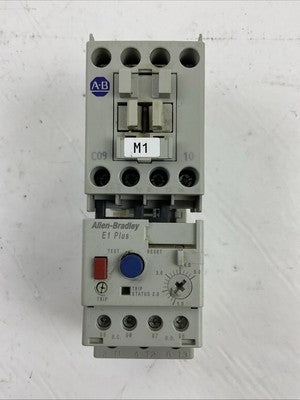 ALLEN BRADLEY STARTER (100-C09*10 CONTACTOR 120V COIL+193-ED1CB RELAY 1.0-5.0A)0