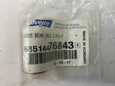 LOVEJOY 68514476843 ADB5 BEAM CPLG 3/8X1/2 FLEXIBLE CLAMP HUB0
