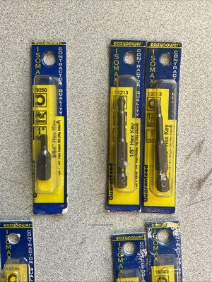 EAZYPOWER ISOMAX CONTRACTOR QUALITY HEX KEY BIT LOT2