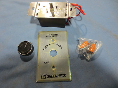 GREENHECK SOLID STATE MOTOR SPEED CONTROL KBWC-15K - NEW IN BOX - 5A 120VAC3