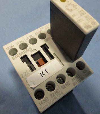 SIEMENS 3RH1122-1BB40 CONTACTOR COIL 24 VDC with 3RT1916-1JJ003