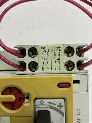 ALLEN BRADLEY STARTER 190-A40 120V COIL 190-P060 190-CPS40* 190-A11-11 190-T11-4