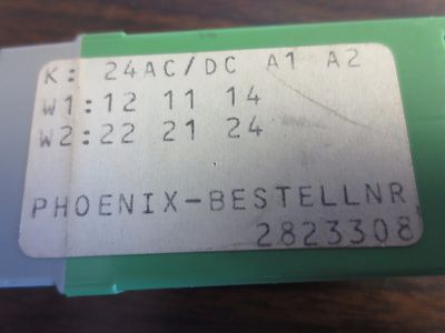 PHOENIX CONTACT RELAY - ST-REL4-KG24/21-21 - TYP ST-REL4A - 2823308  24VDC/24VAC2