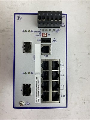 HIRSCHMANN RS30-0802O6O6SDAP RAIL SWITCH SW REL 09.1.001