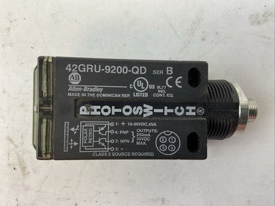 ALLEN BRADLEY 42GRU-9200-QD SER B PHOTOSWITCH 30VDC0