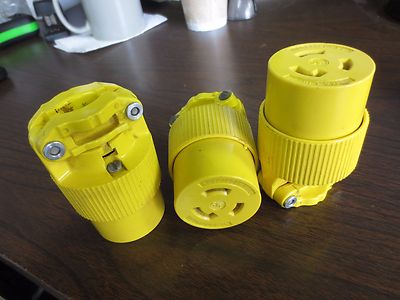 PASS & SEYMOUR  NEMA L 10-20 RECEPTACLE - 20A, 125/250V - LOT of 3 0