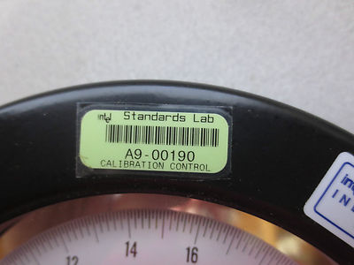 AMETEK 3420P-30 PANEL-MOUNT TEST GAUGE - 30psi, 5" - RECALIBRATED 1/2ANPT5