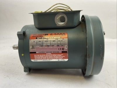 RELIANCE ELECTRIC S-2000 P56H1441Z AC MOTOR 1HP 1725RPM 208-230/460-480V0
