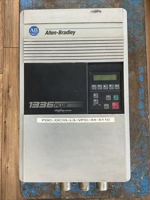 ALLEN BRADLEY 1336S-B007-AA-EN4-GM1-HAB SER D 1336 PLUS SENSORLESS VECTOR DRIVE0